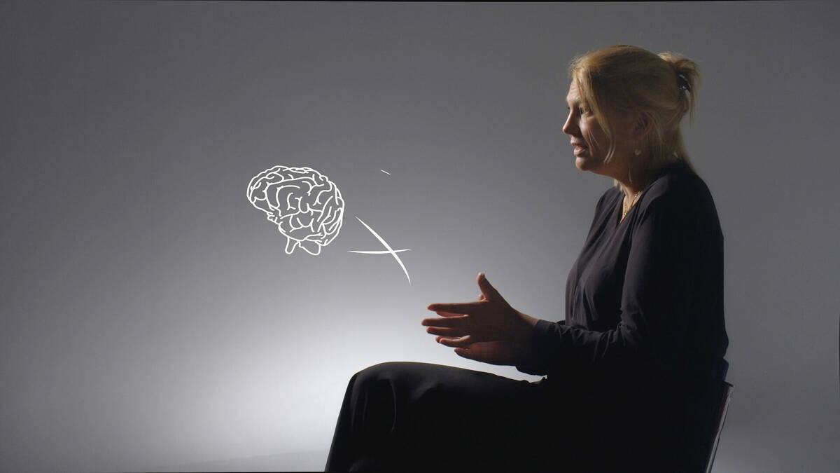 Beeld uit de documentaire met Eveline Crone
